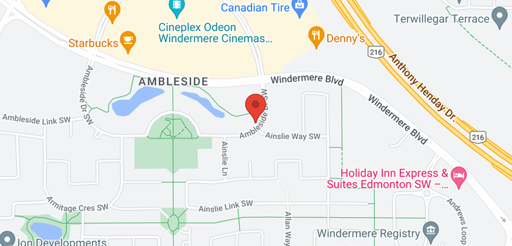 map of 152 AMBLESIDE DR SW